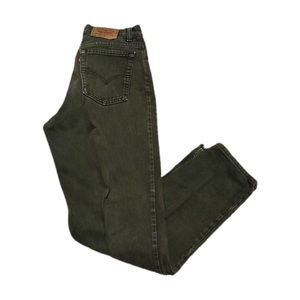 Vintage Levi’s 551 Olive Jeans